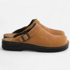 Velqlo | Men’s Leather Sandals – Heritage Thick Heel Comfort