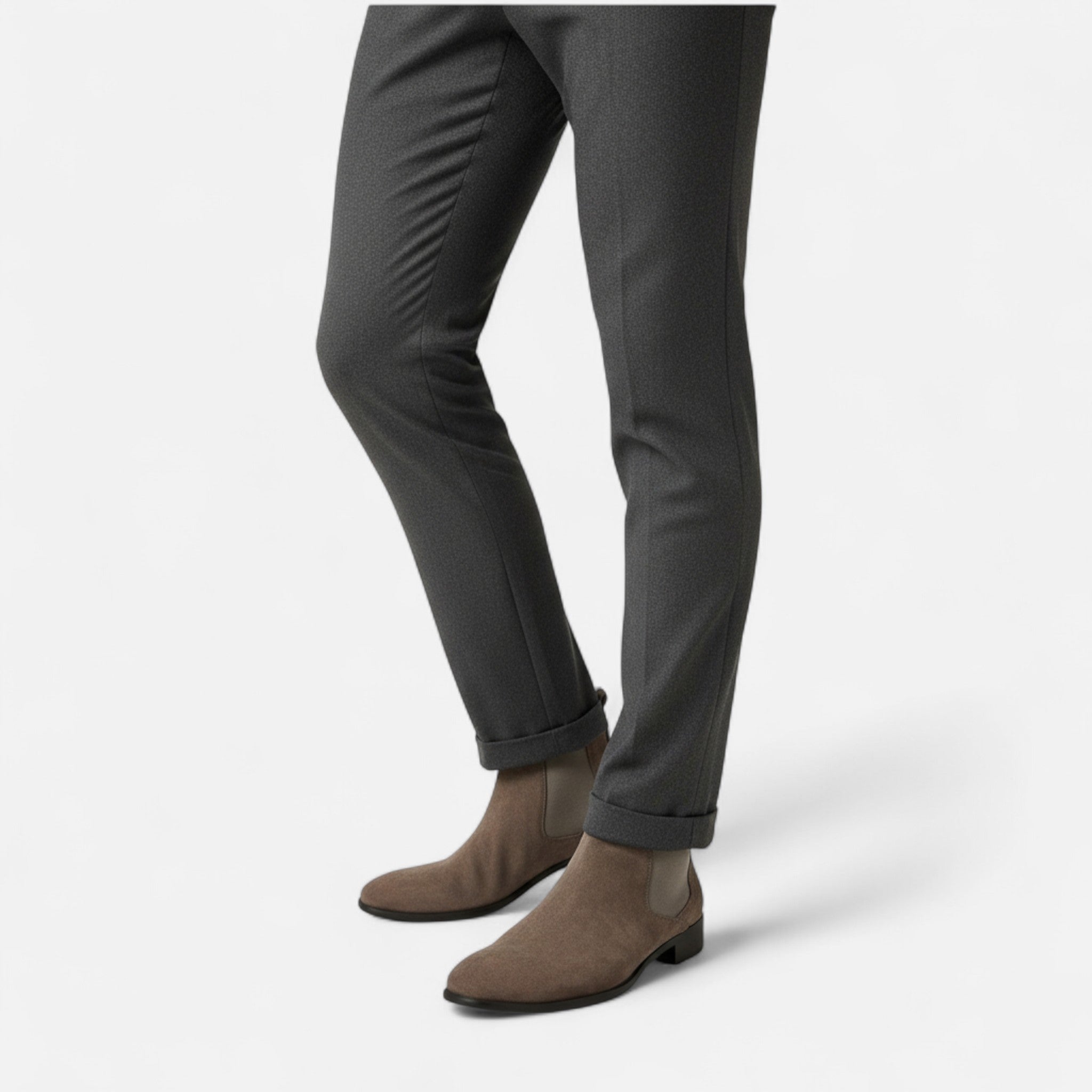 Velqlo | Bottines Homme Business Casual à Semelle Élastique