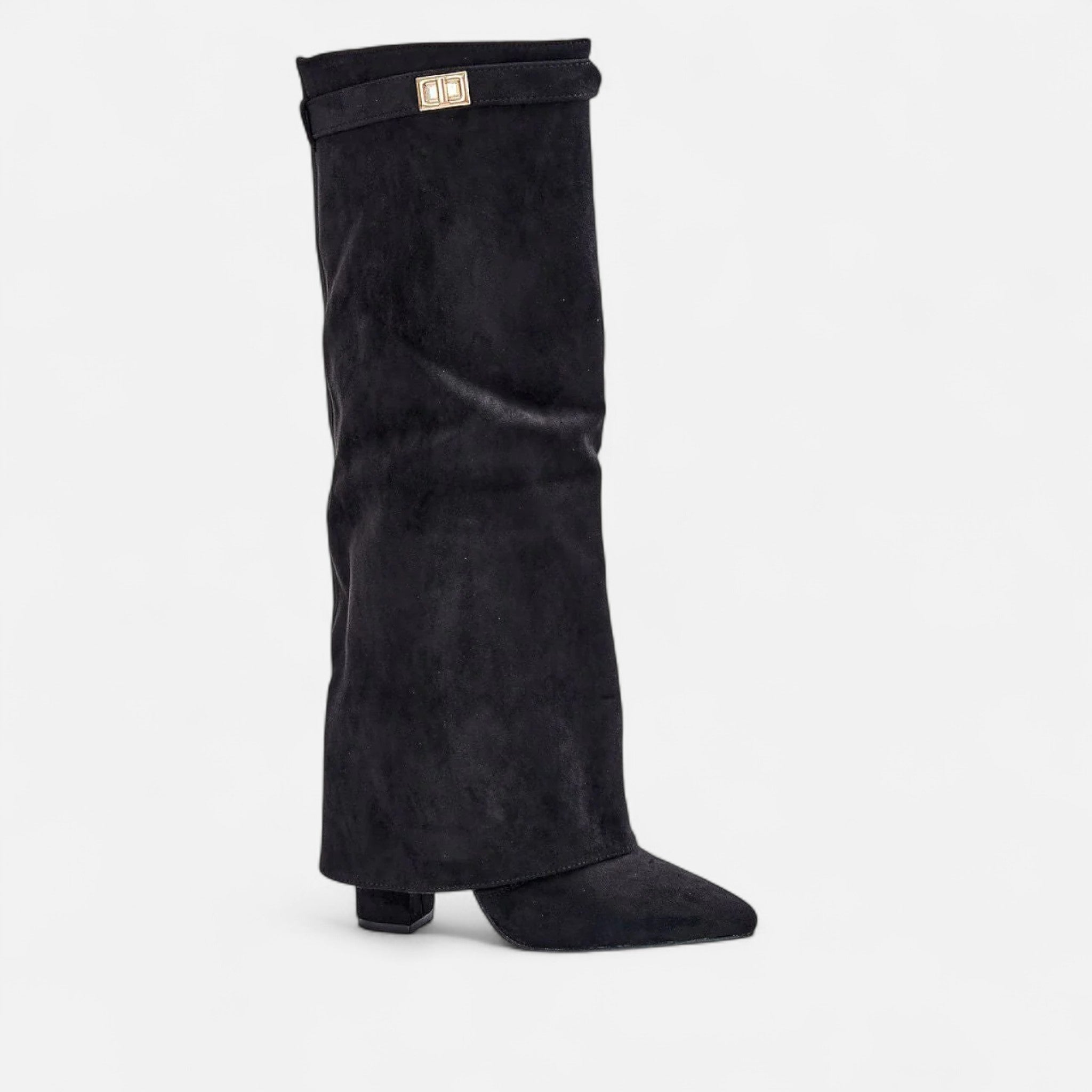 Velqlo | Bottes Suède Montantes Femme Confort Classique