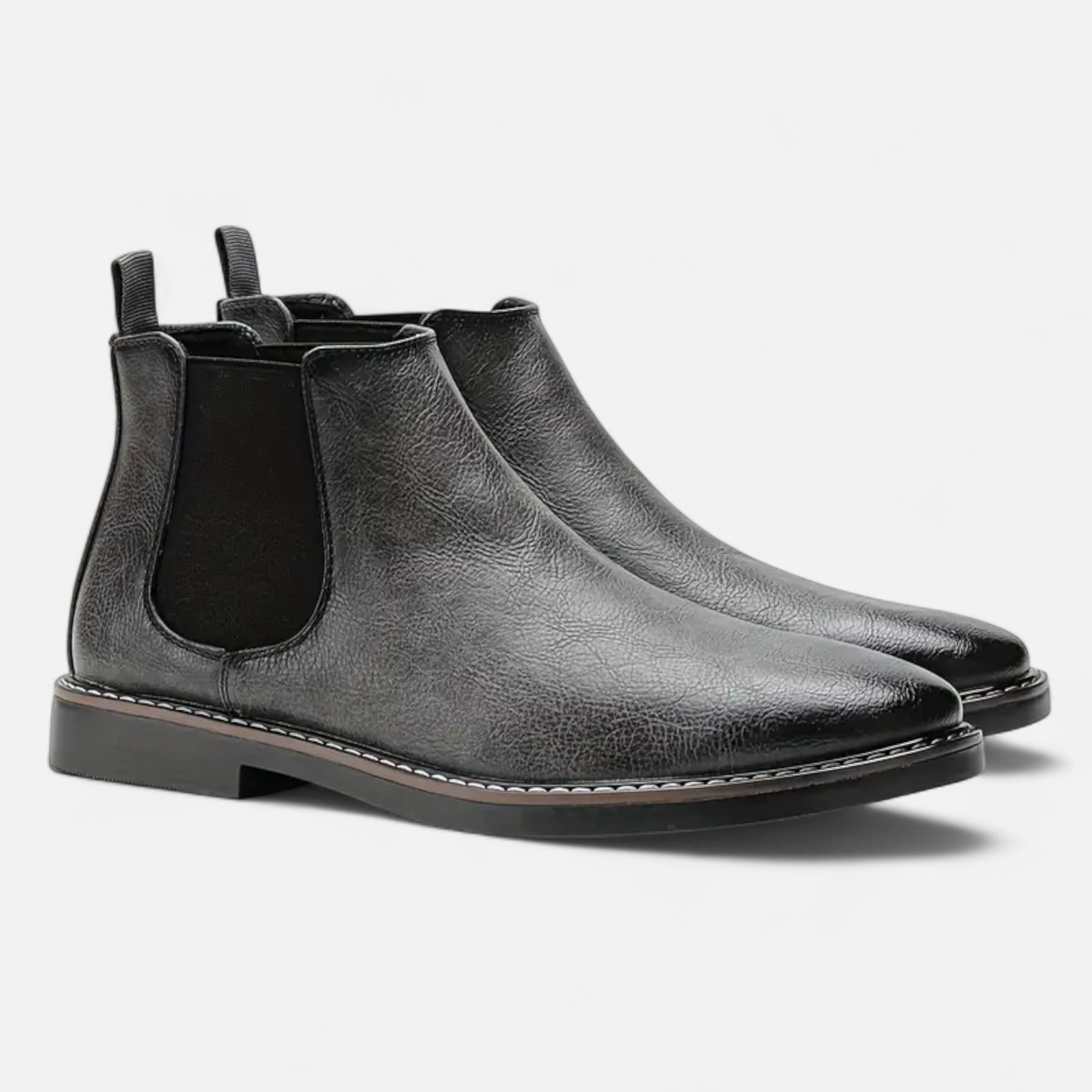 Velqlo | Bottines Chelsea pour hommes bicolores avec semelle en TPR