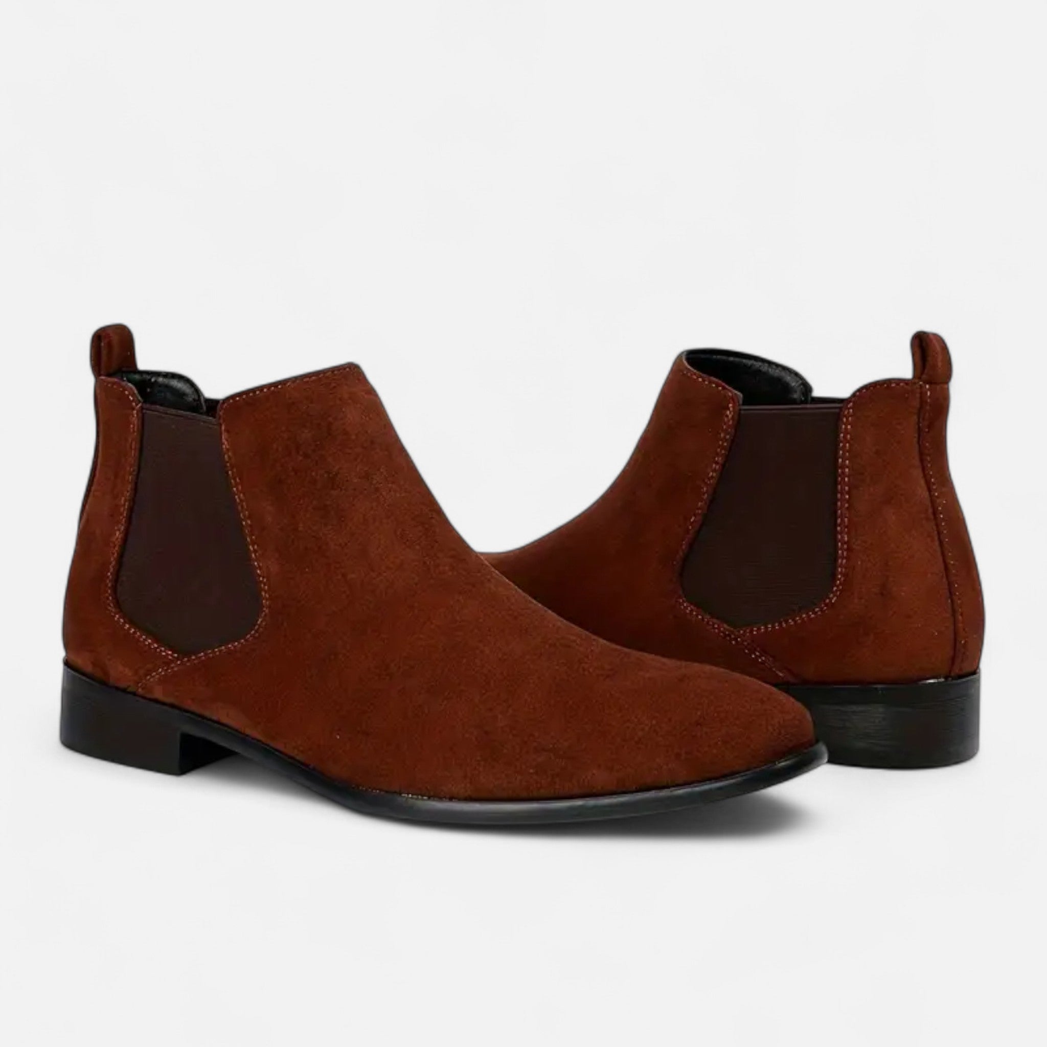 Velqlo | Bottines Homme Business Casual à Semelle Élastique