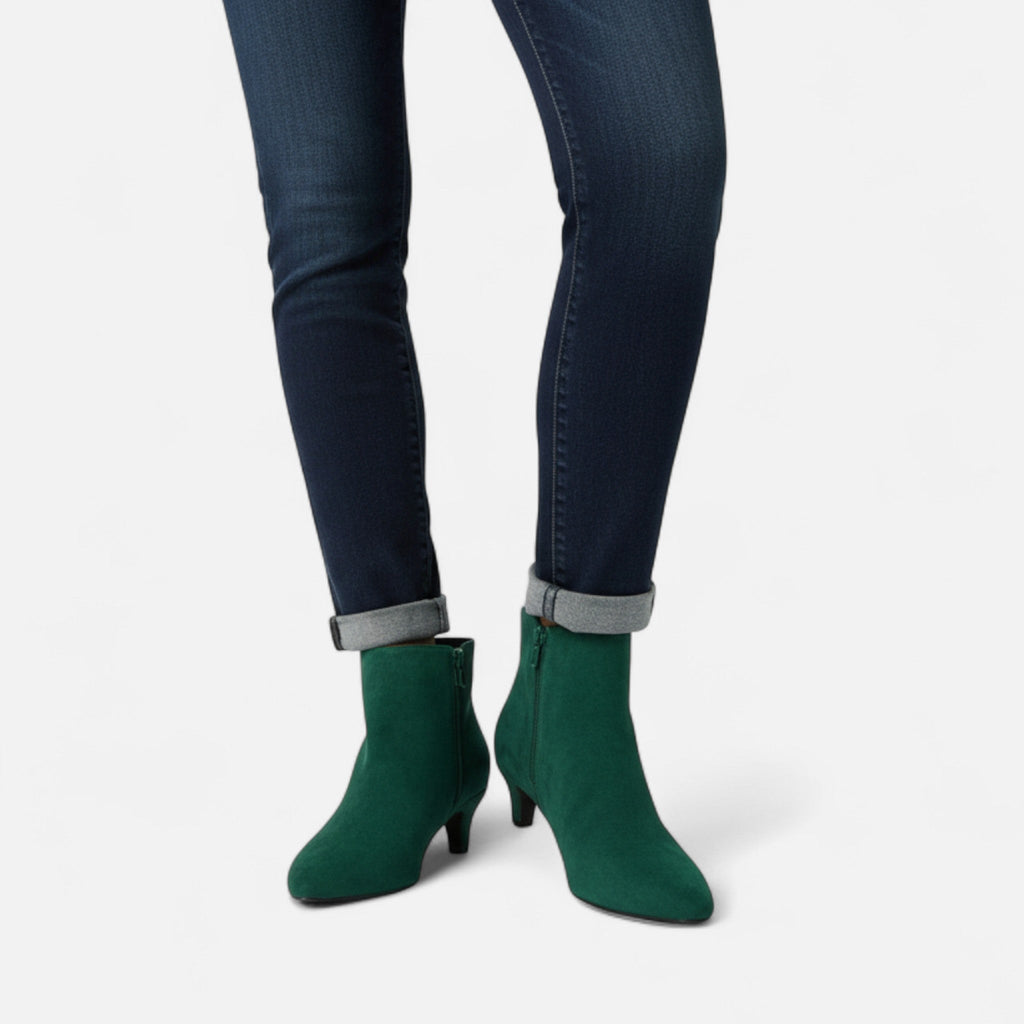 Velqlo | Bottes femme à talons hauts avec fermeture éclair latérale