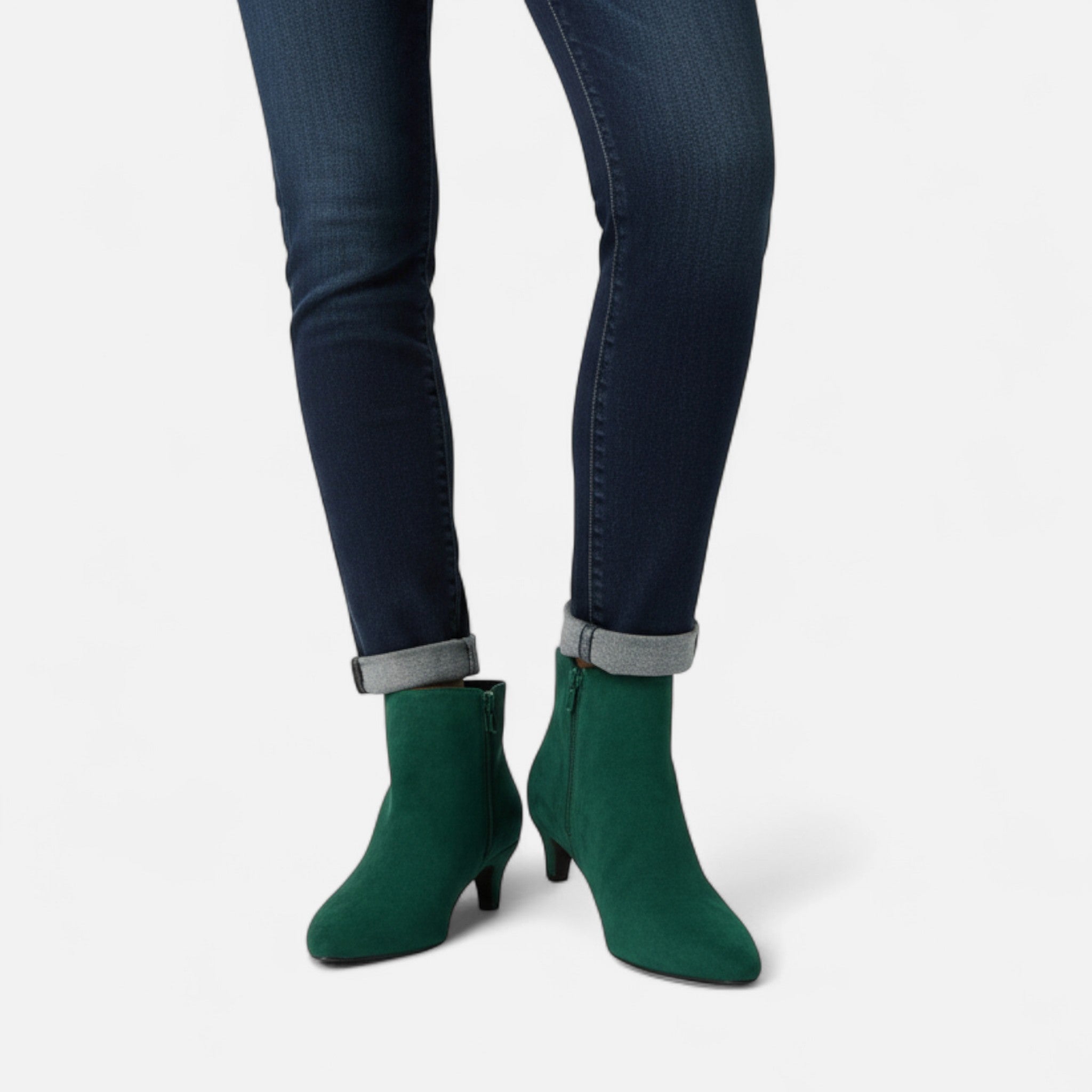 Velqlo | Bottes femme à talons hauts avec fermeture éclair latérale