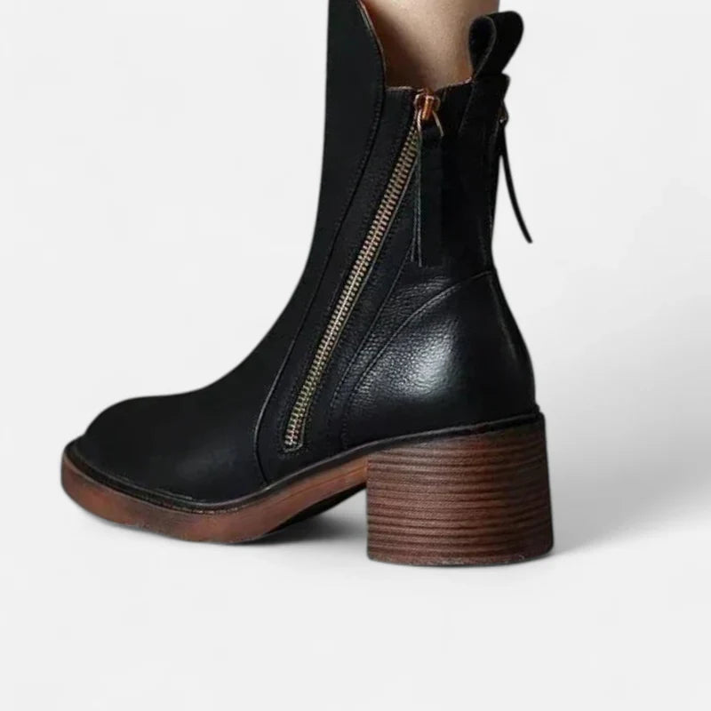 Velqlo | Bottines Ellen – Confort Absolu et Élégance en Cuir Véritable Femme