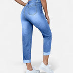 Velqlo | Jean femme coupe regular en denim stretch
