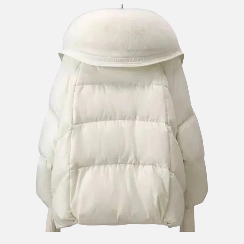Velqlo | Veste d'hiver matelassée pour femmes avec col en fourrure
