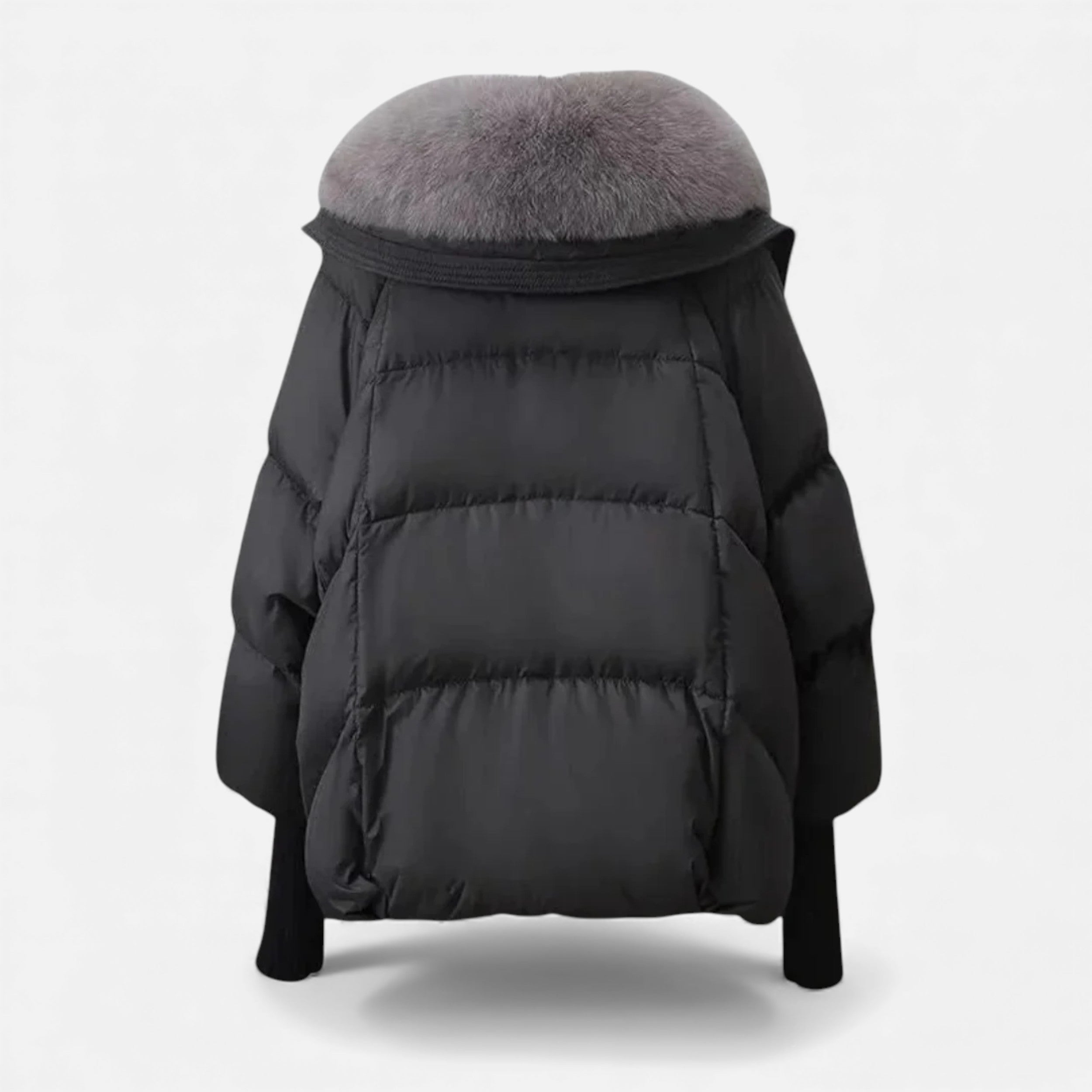 Velqlo | Veste d'hiver matelassée pour femmes avec col en fourrure