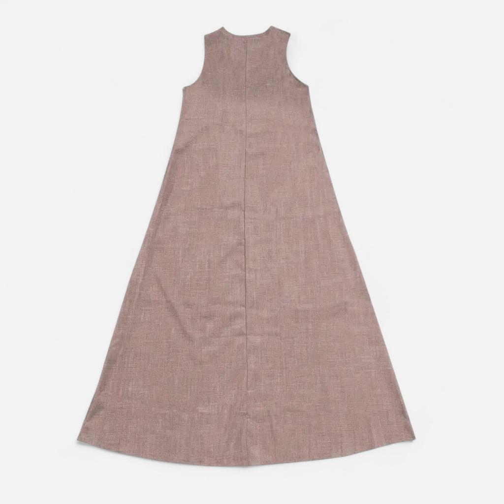 Velqlo | Women’s V-Neck Sleeveless Dress – Soft Lightweight Elegance