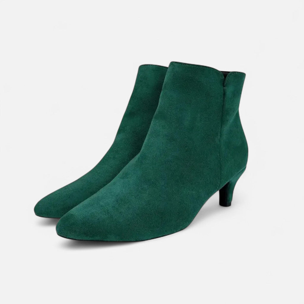 Velqlo | Bottes femme à talons hauts avec fermeture éclair latérale