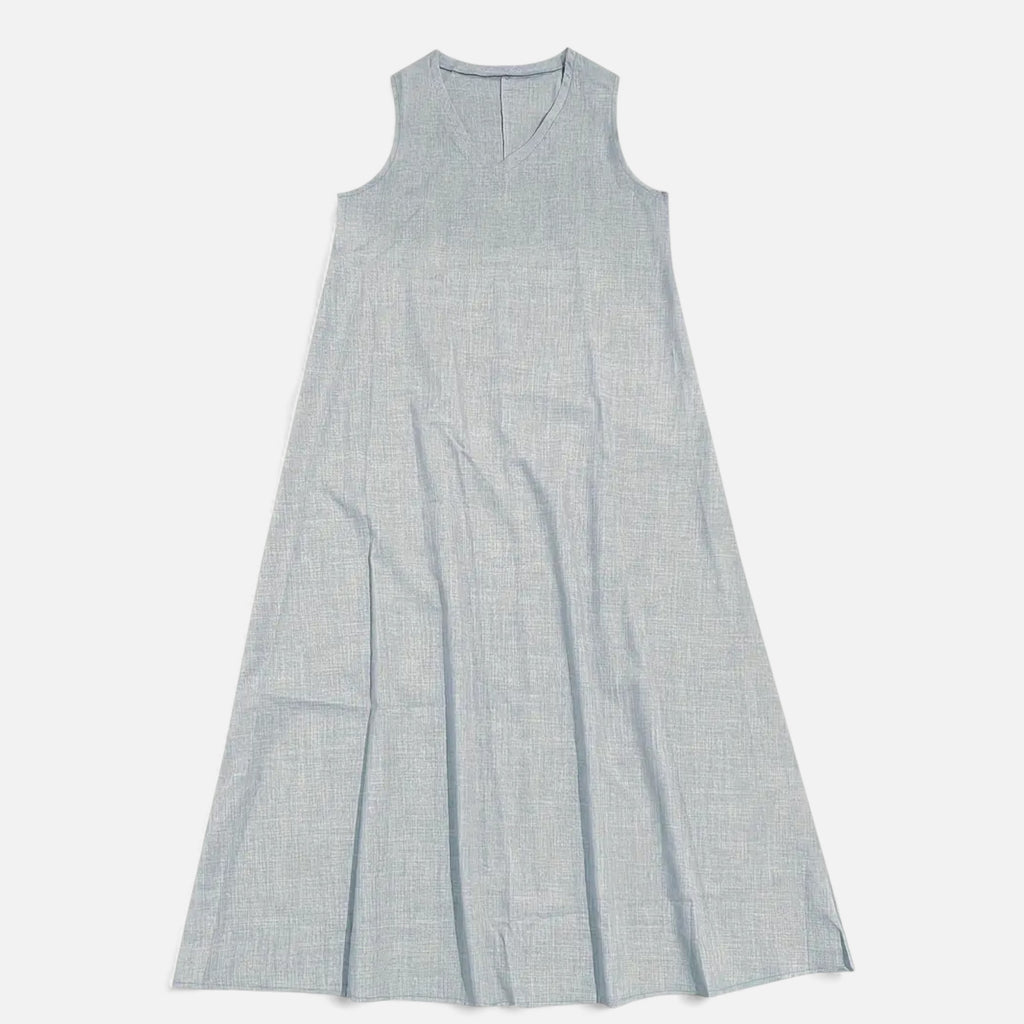 Velqlo | Women’s V-Neck Sleeveless Dress – Soft Lightweight Elegance