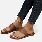 Velqlo | Women’s Flat Sandals – Breathable Back Strap Comfort