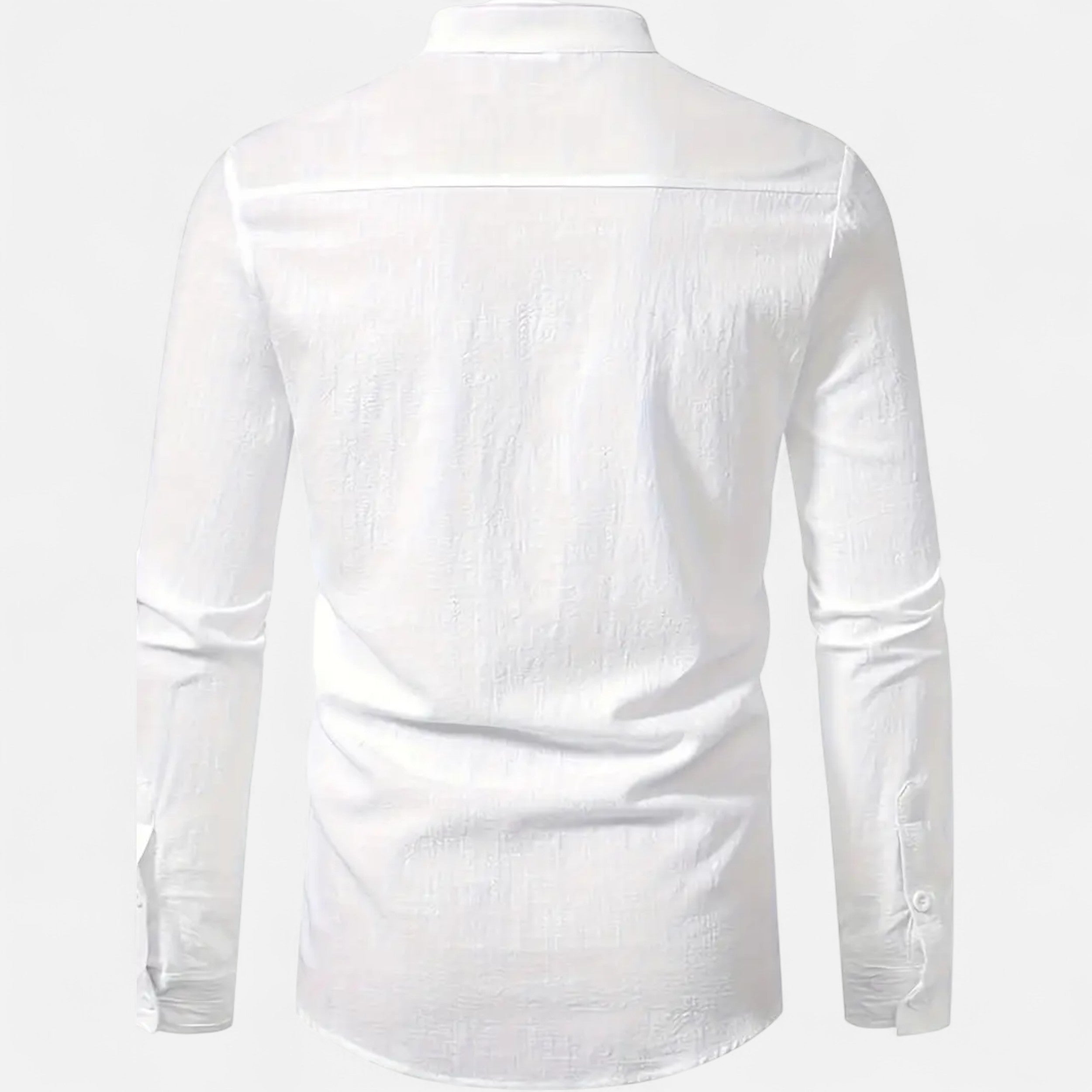 Velqlo | Men’s Linen Henley Shirt