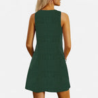 Velqlo | Women’s Striped A-Line Dress – Casual Summer Elegance