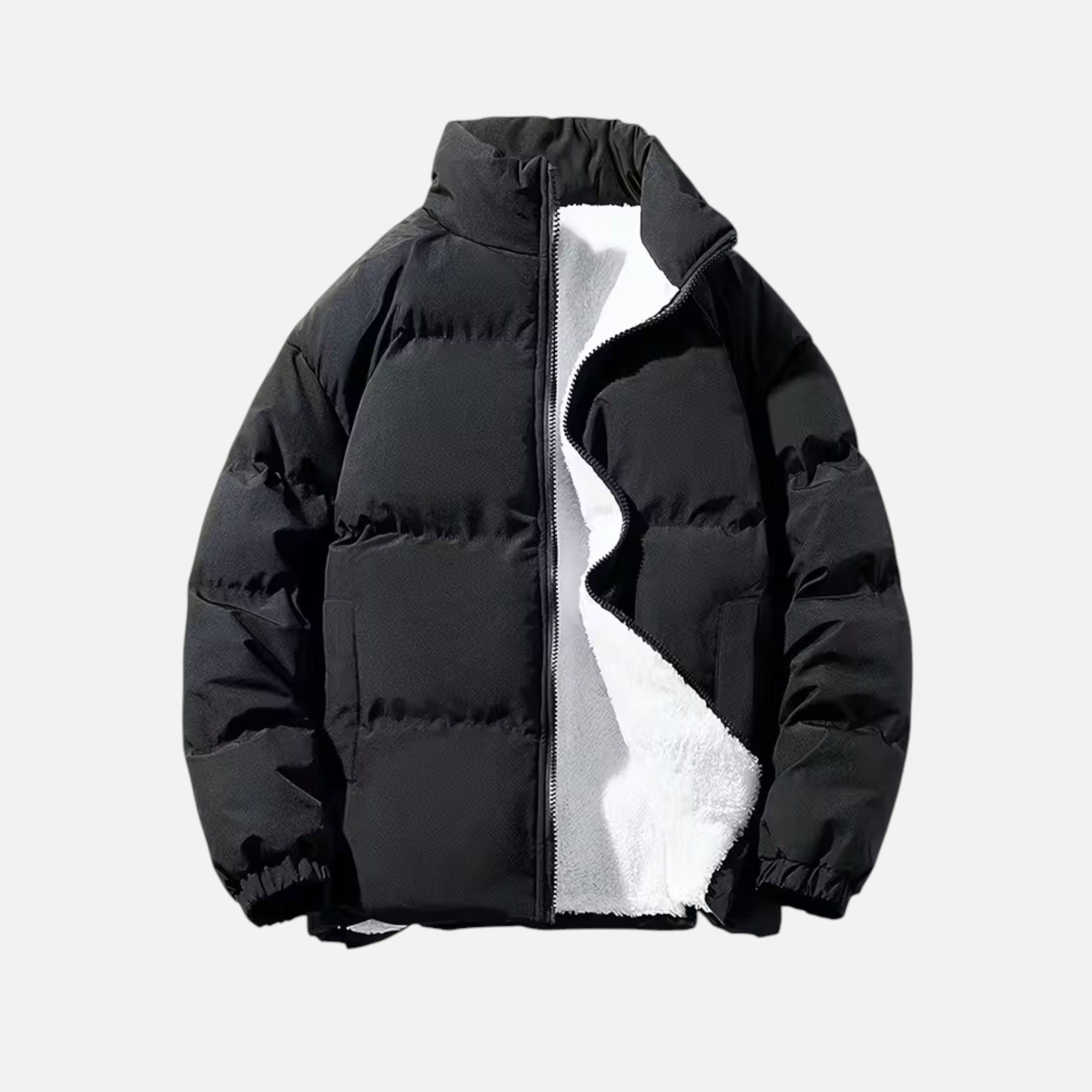 Velqlo | Veste grise zippée pour hommes