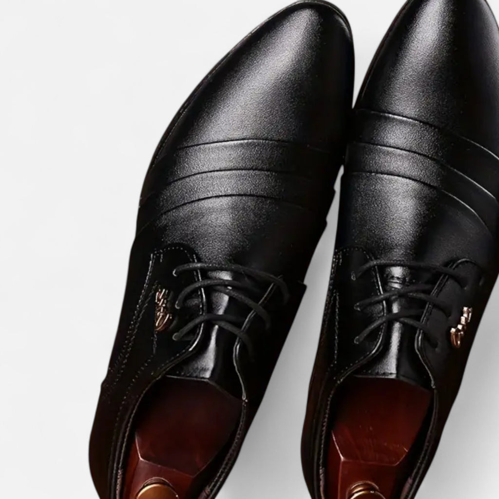 Velqlo | Men’s Derby Shoes – Vintage Lace-Up Elegance