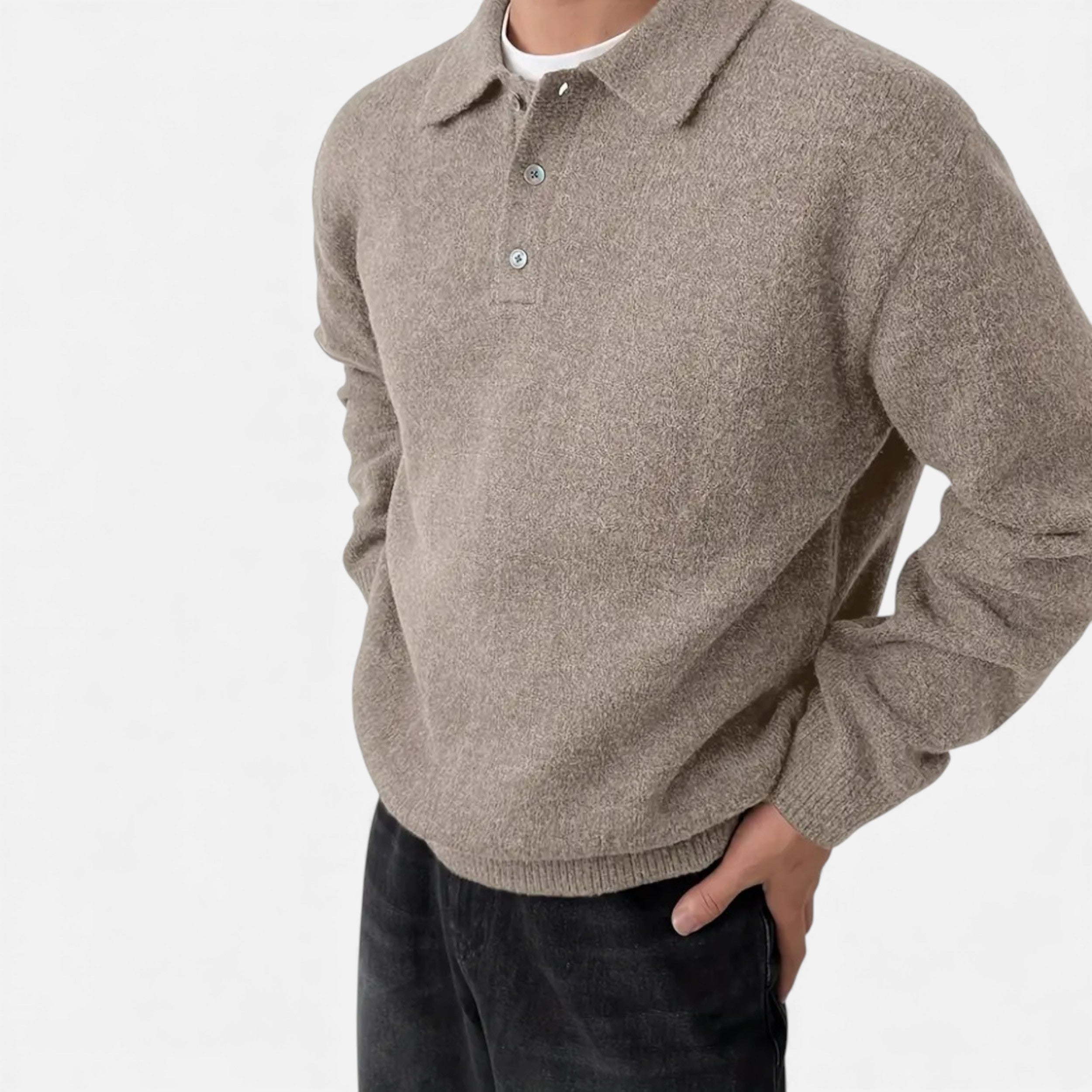 Velqlo | Pull en maille extensible pour hommes
