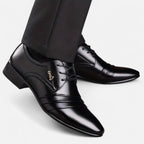 Velqlo | Men’s Derby Shoes – Vintage Lace-Up Elegance