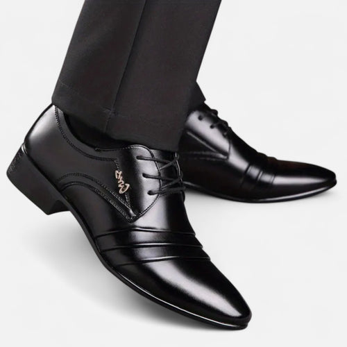 Velqlo | Men’s Derby Shoes – Vintage Lace-Up Elegance