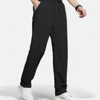 Velqlo | Men’s Loose Fit Drawstring Joggers – Olive Green Casual