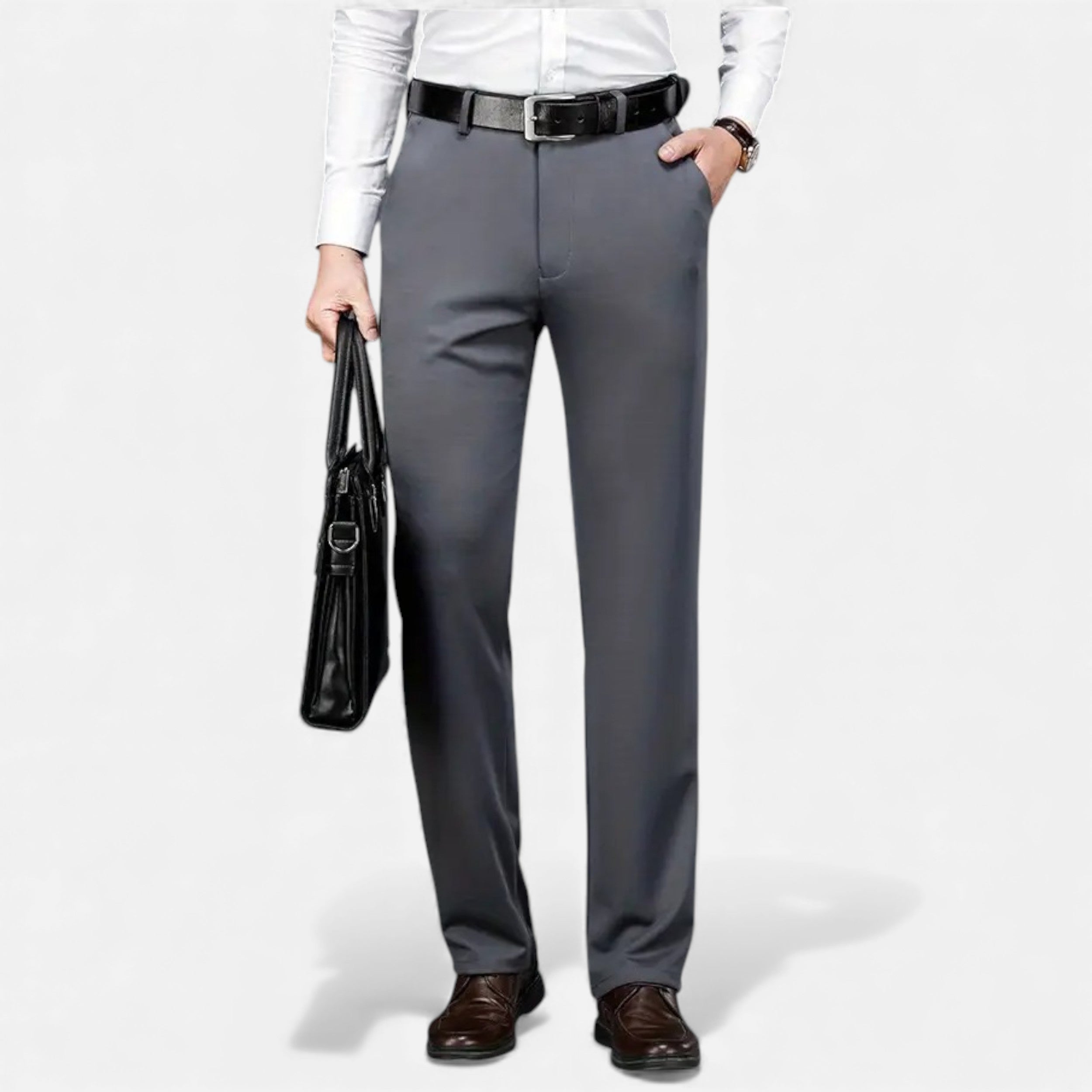 Velqlo | Pantalon Homme Habillé Élégance Classique