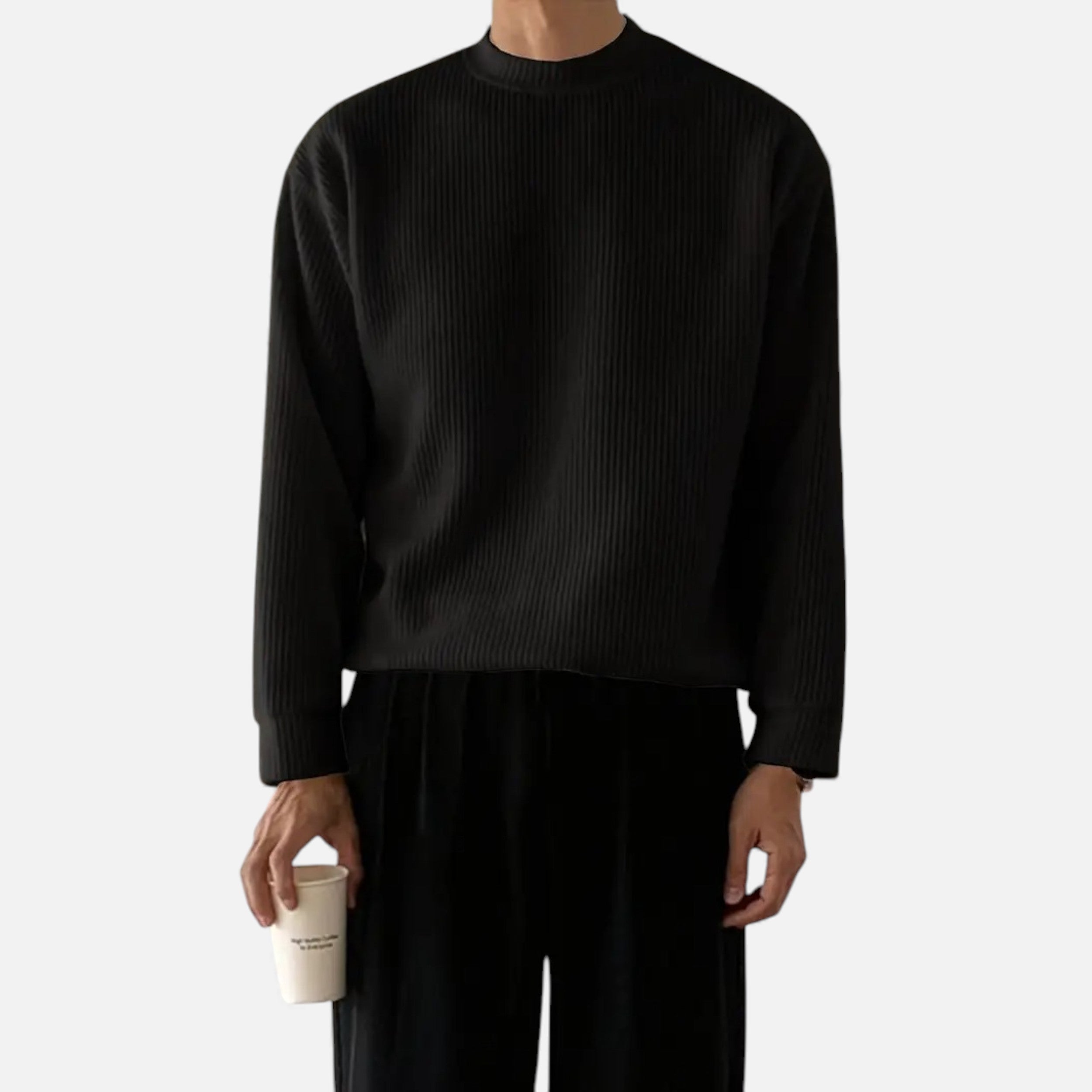 Velqlo | Pull Homme Col Rond Tricot Moderne