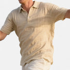 Velqlo | Men’s Linen Polo Shirt
