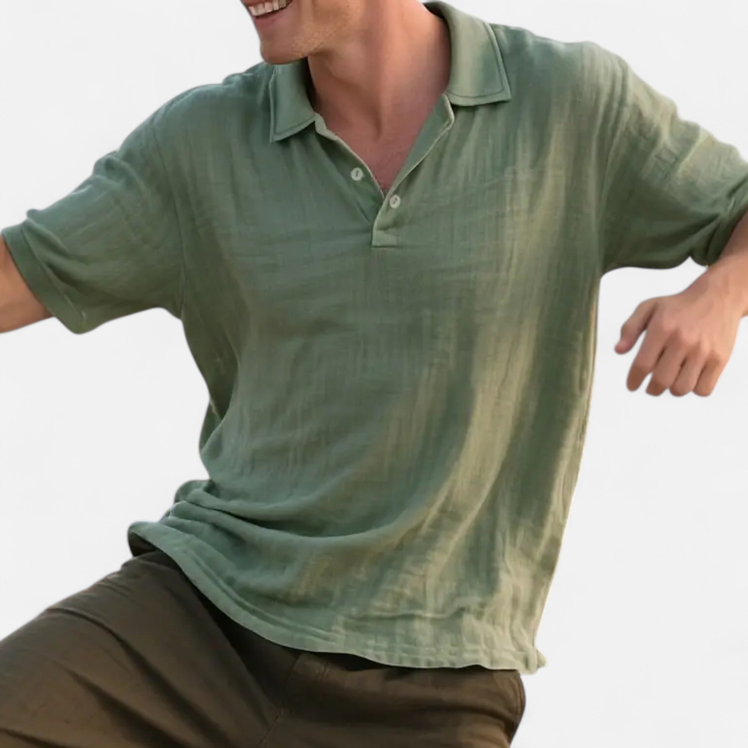 Velqlo | Men’s Linen Polo Shirt