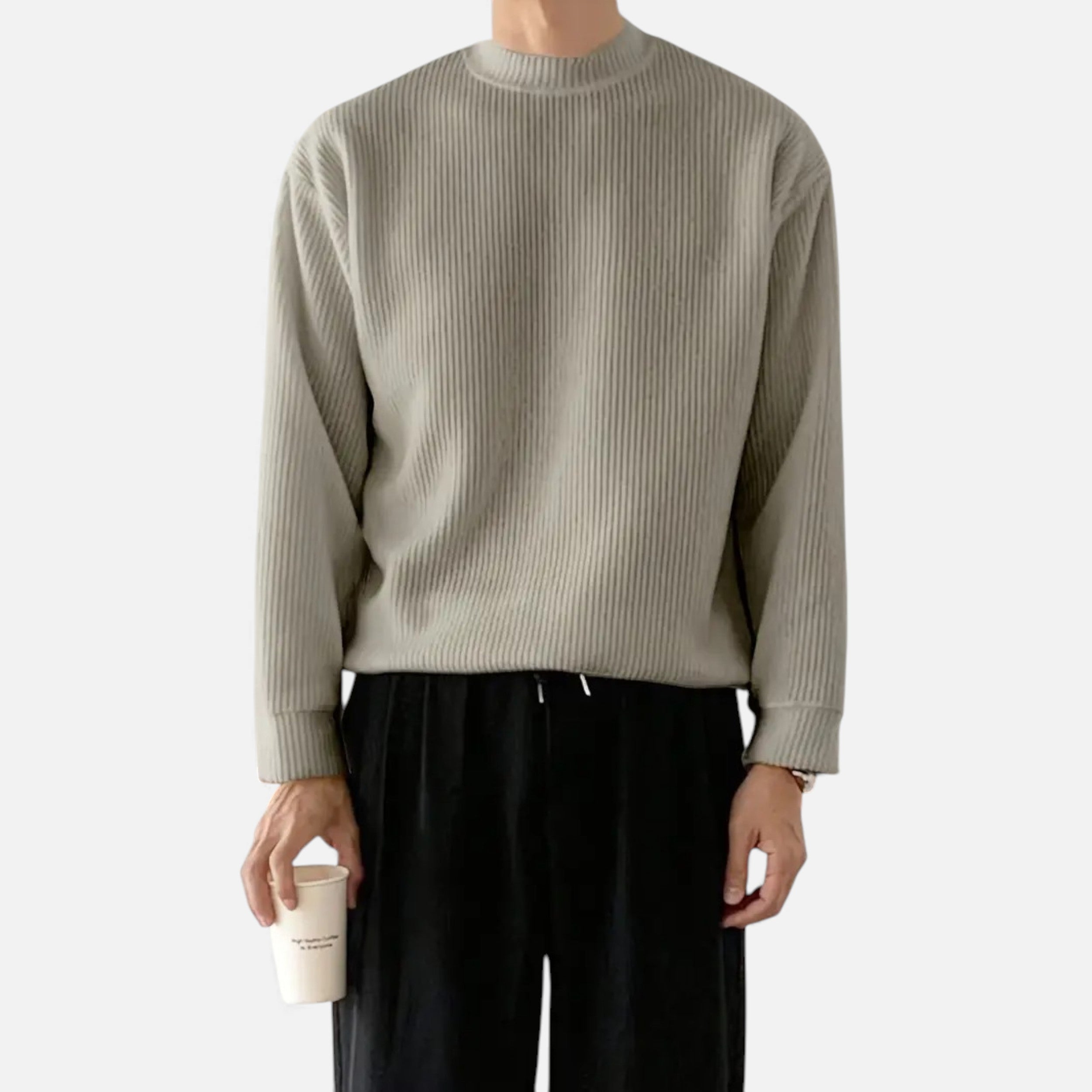Velqlo | Pull Homme Col Rond Tricot Moderne