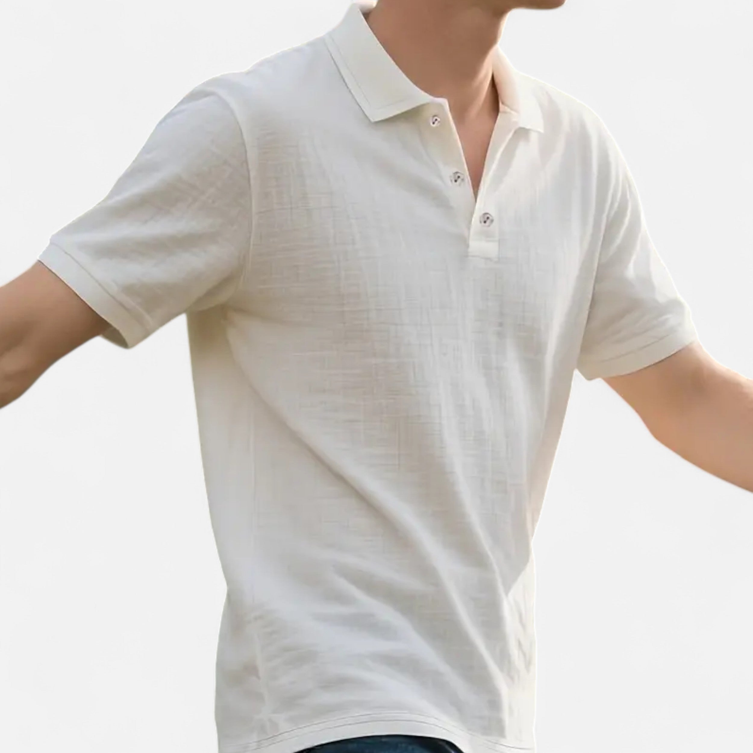 Velqlo | Men’s Linen Polo Shirt