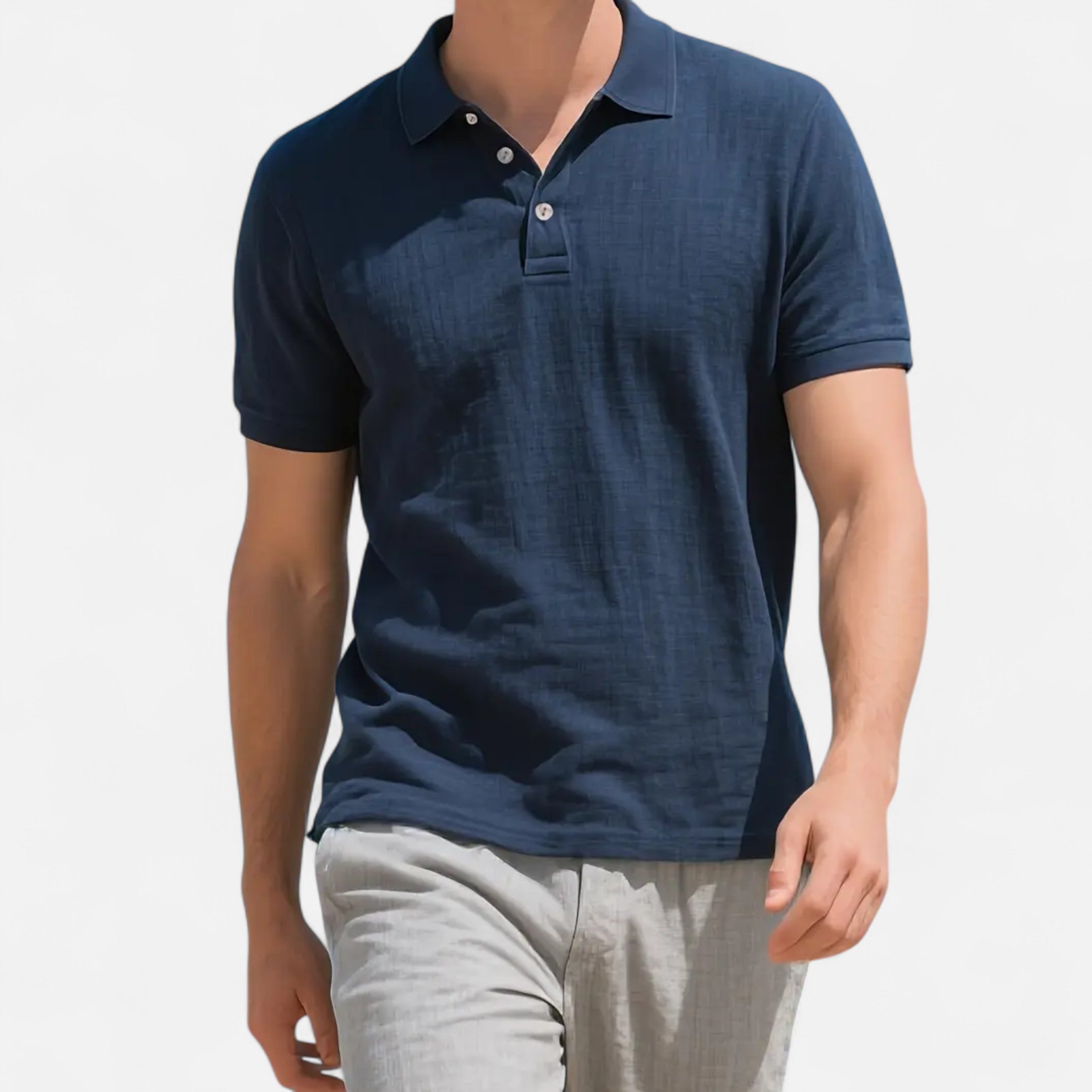 Velqlo | Men’s Linen Polo Shirt