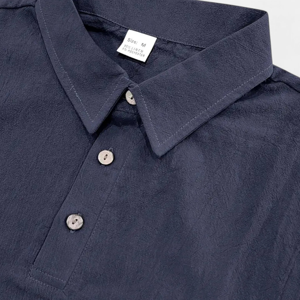 Velqlo | Men’s Linen Polo Shirt