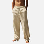 Velqlo | Pantalons en lin pour hommes Riviera