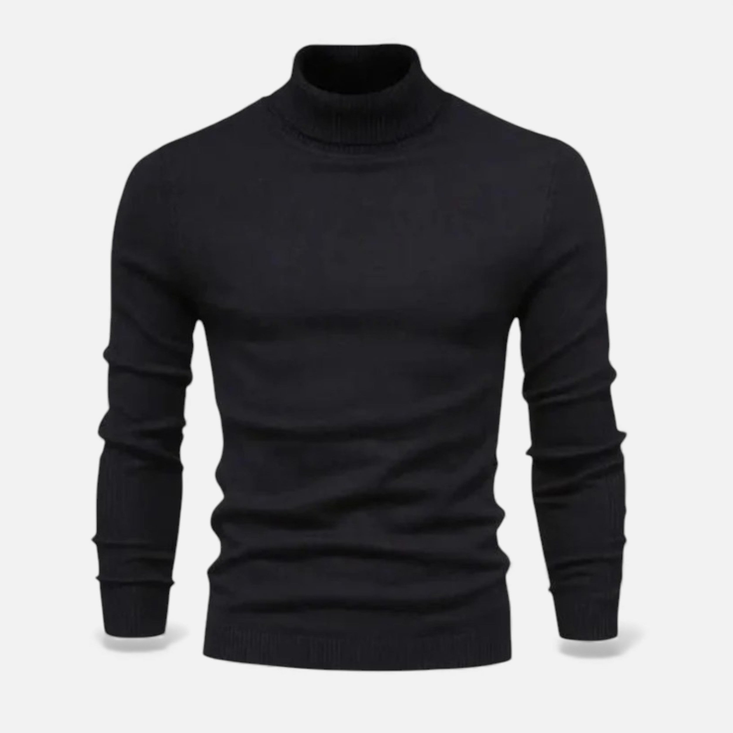 Velqlo | Pull Col Roulé en Laine Classique pour Hommes Gstaad