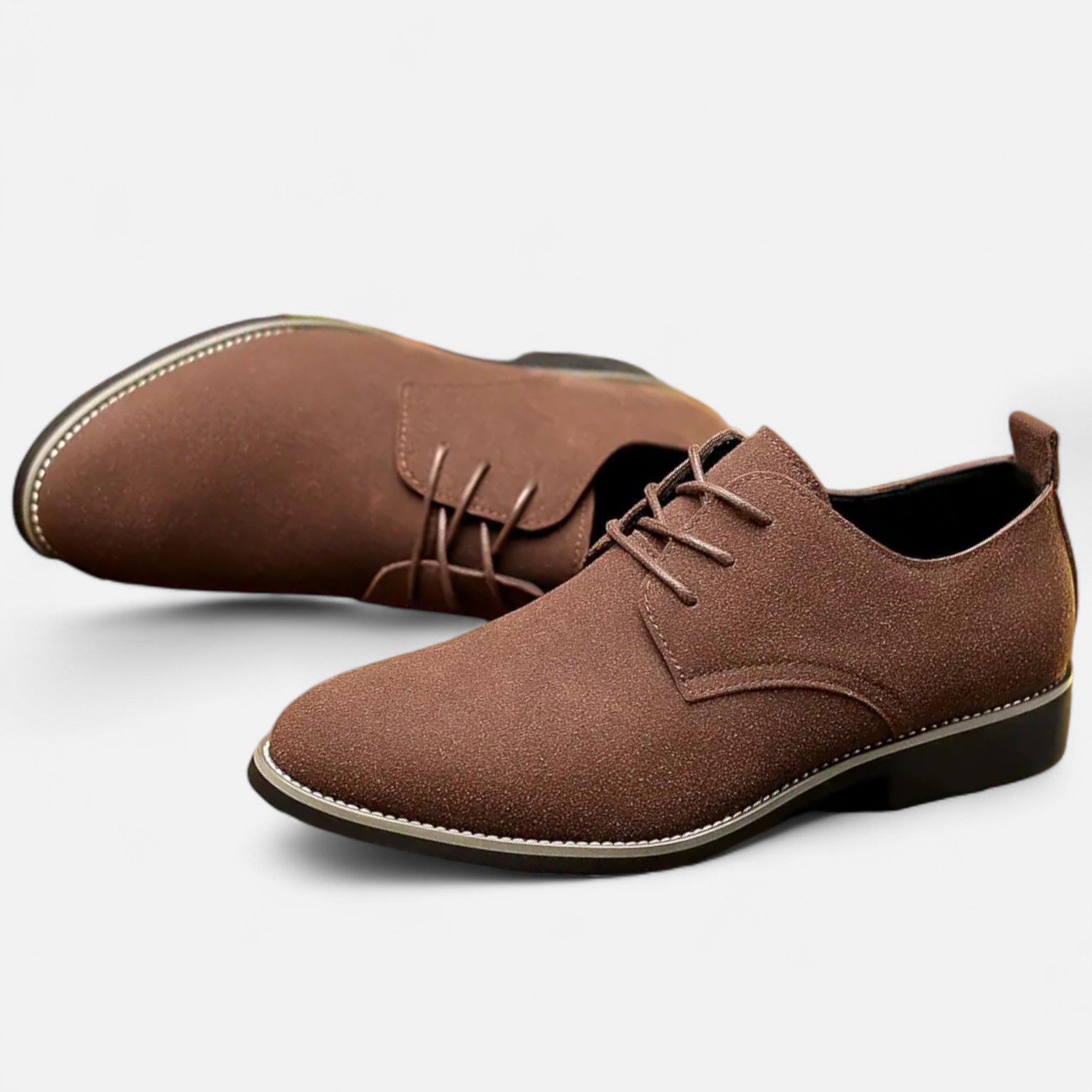Velqlo | Chaussures Oxford décontractées pour hommes avec semelle en caoutchouc