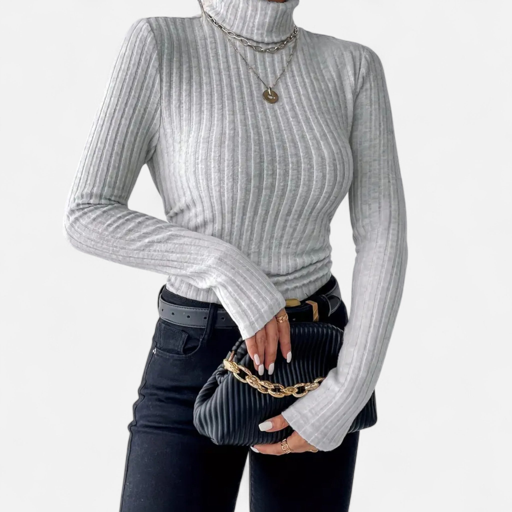 Velqlo | Pull en maille pour femme, automne-hiver