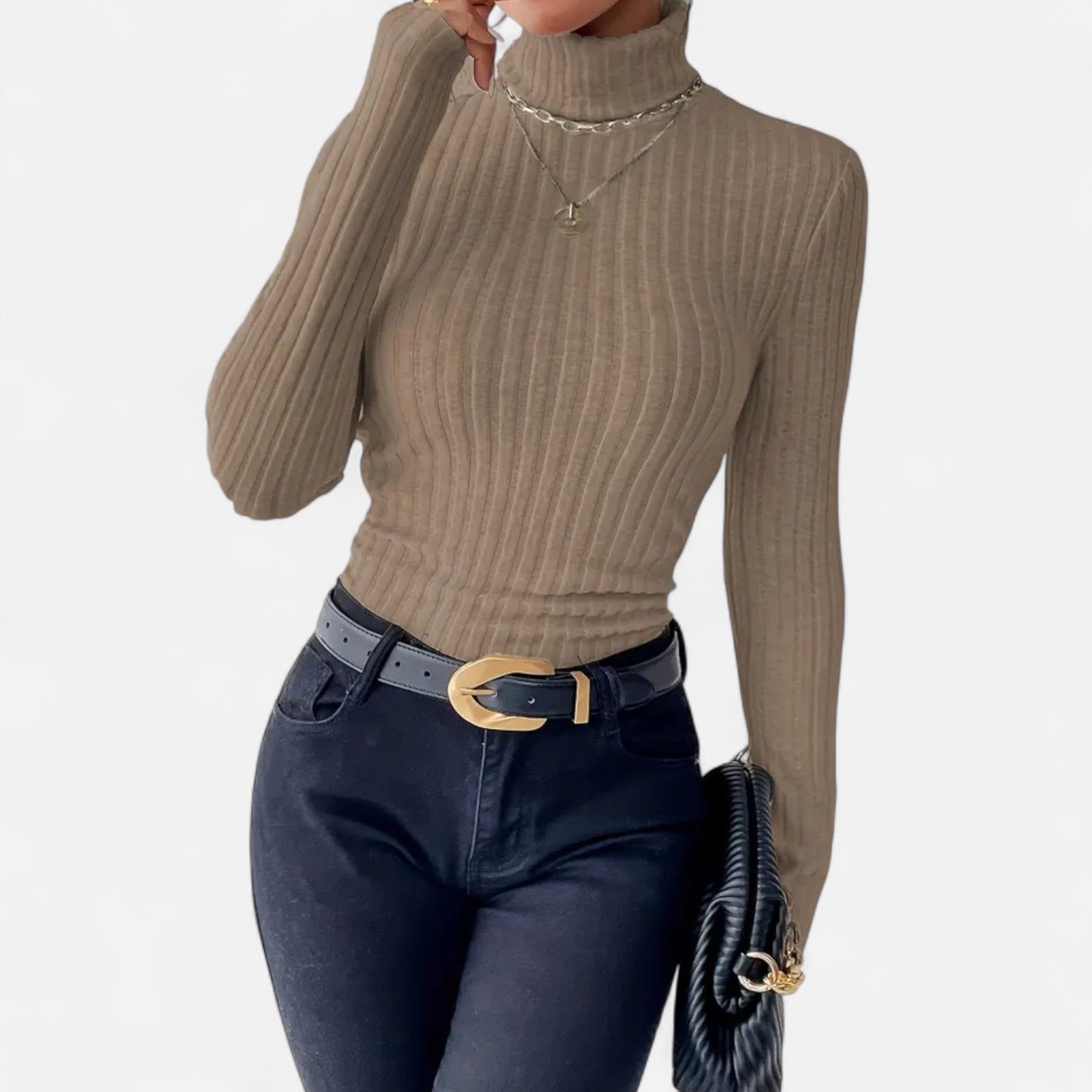 Velqlo | Pull en maille pour femme, automne-hiver