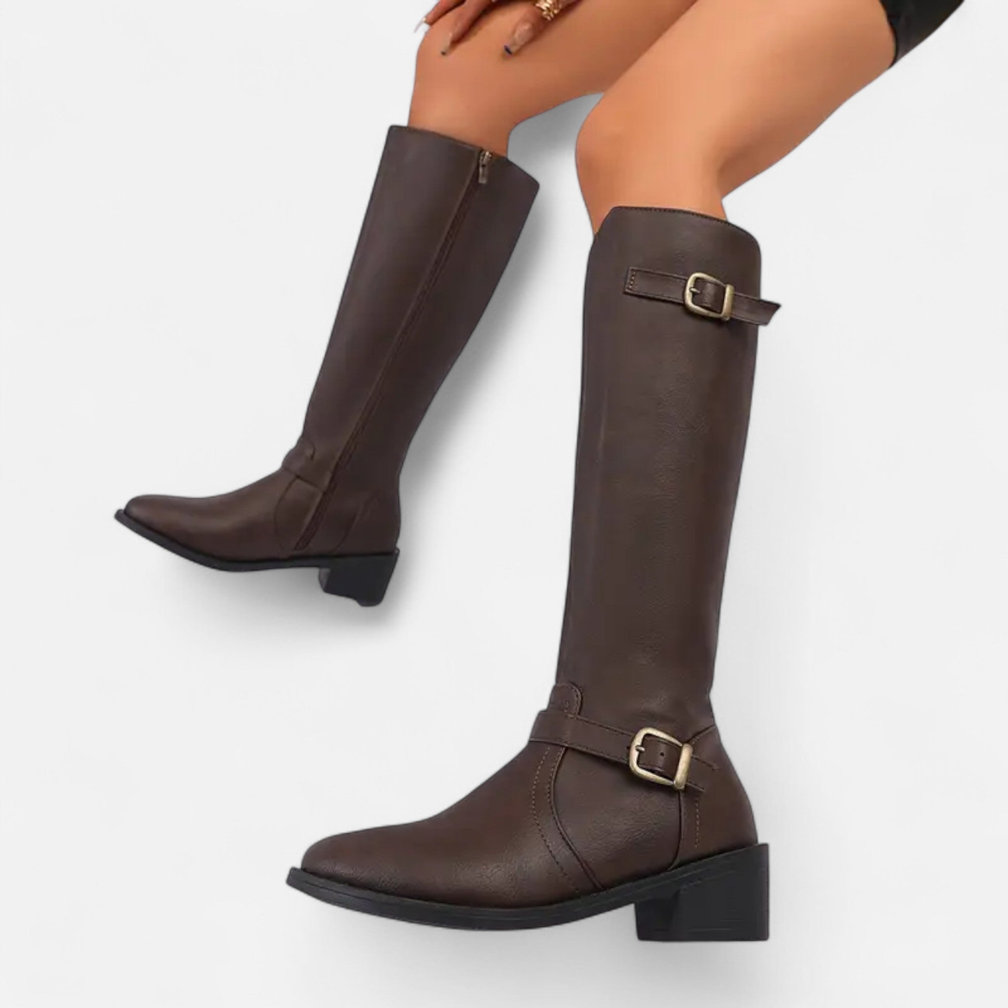 Velqlo | Bottes d'équitation classiques en cuir pour femmes