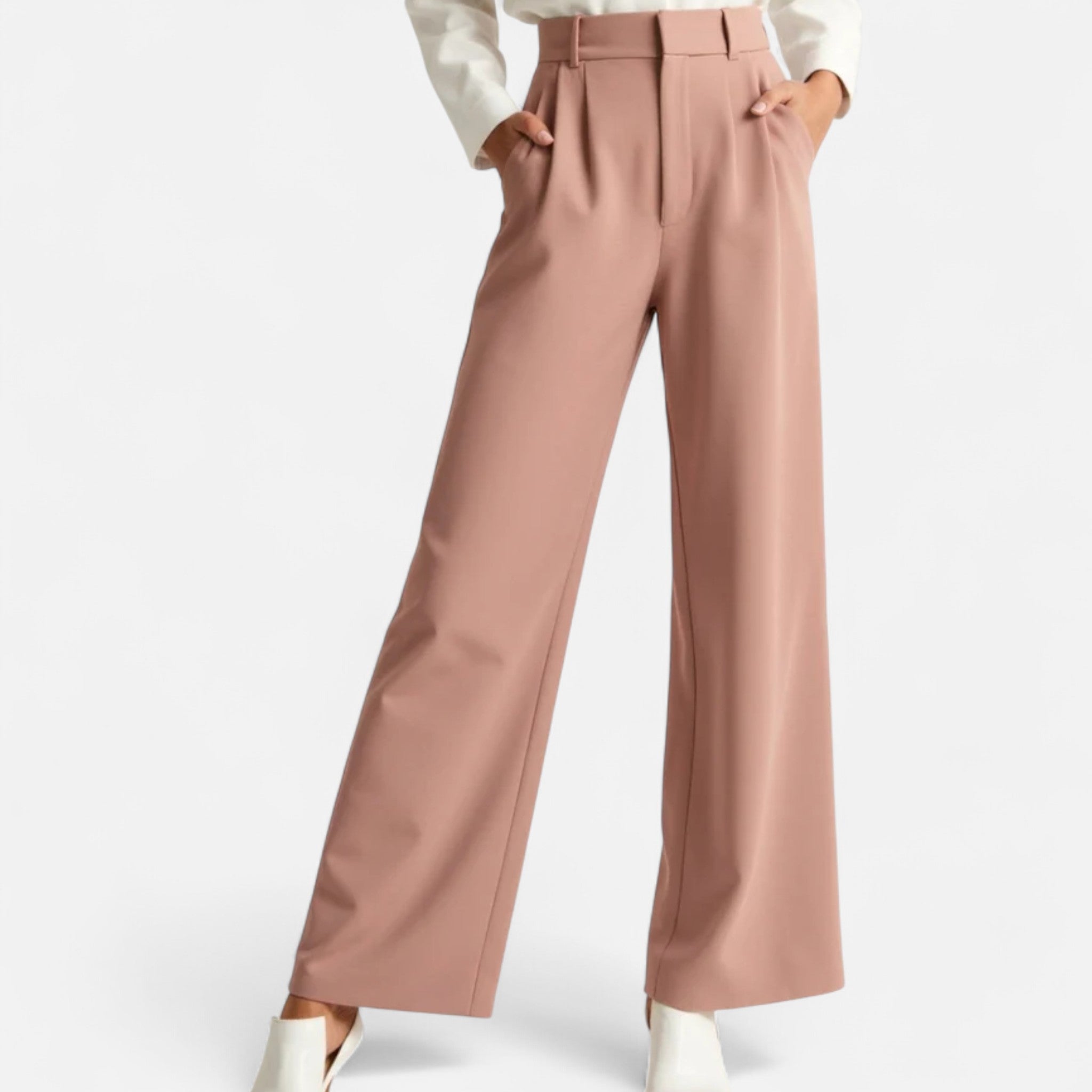 Velqlo | Pantalon classique à pinces pour femme