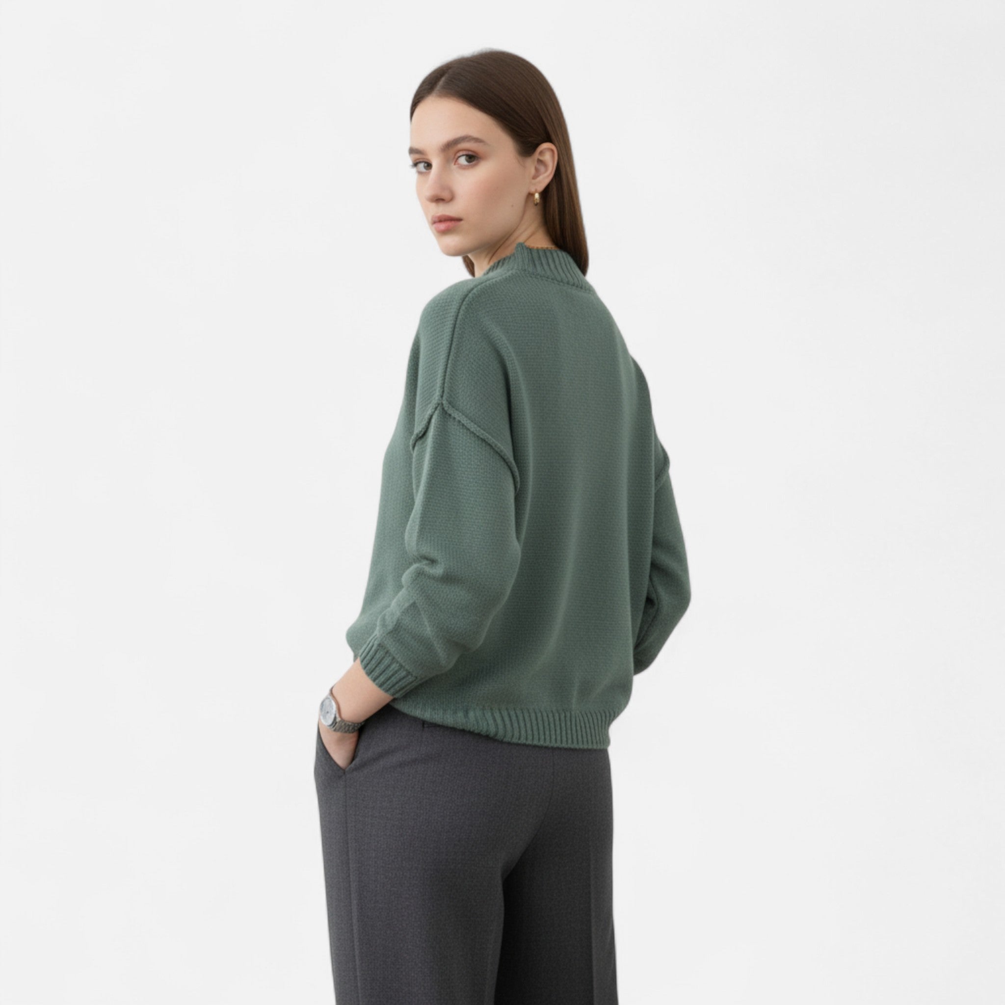 Velqlo | Cardigan boutonné en maille pour femme