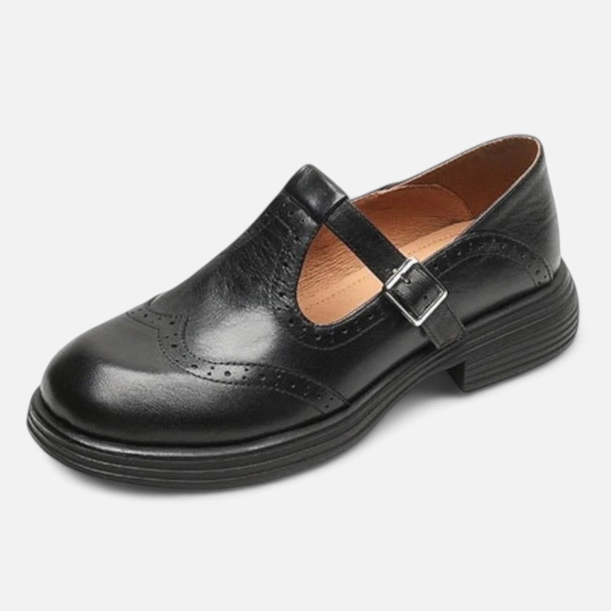 Velqlo | Mary Janes classiques en cuir pour femmes