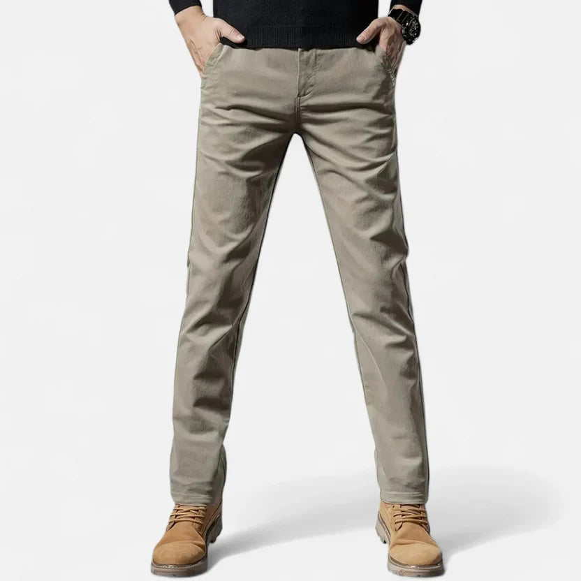 Velqlo | Pantalon chino traditionnel pour homme