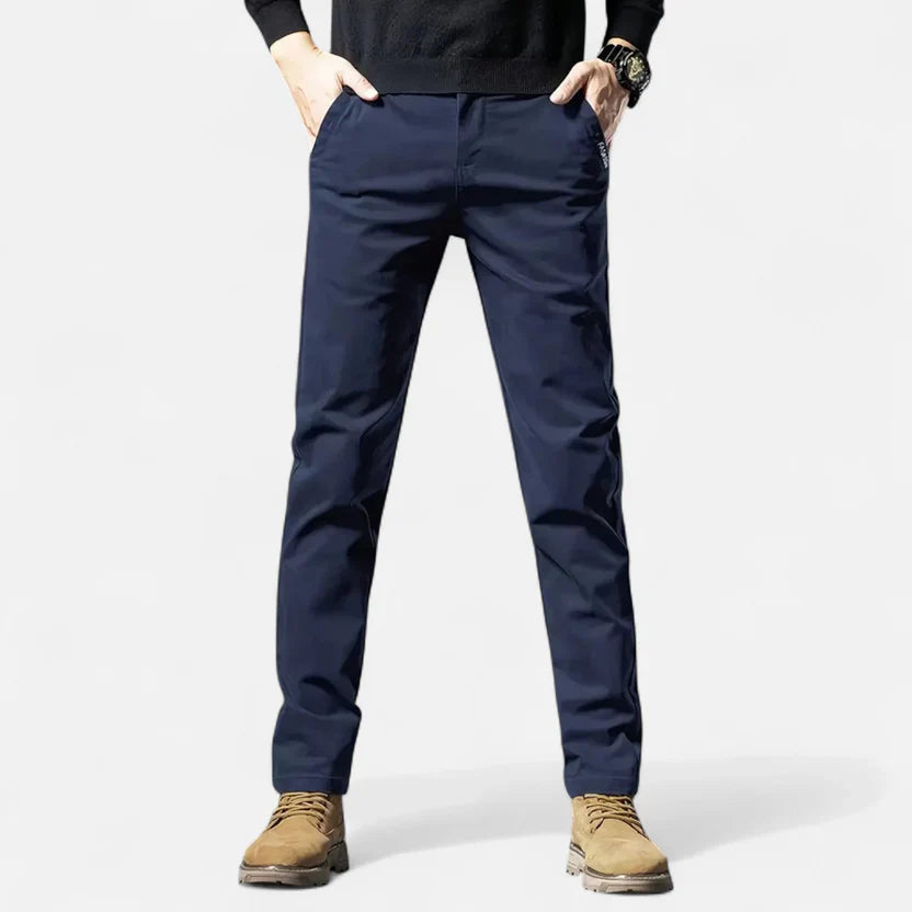 Velqlo | Pantalon chino traditionnel pour homme