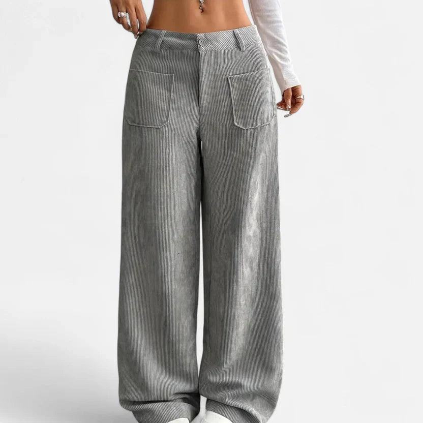 Velqlo | Pantalon en velours côtelé Heritage pour femme