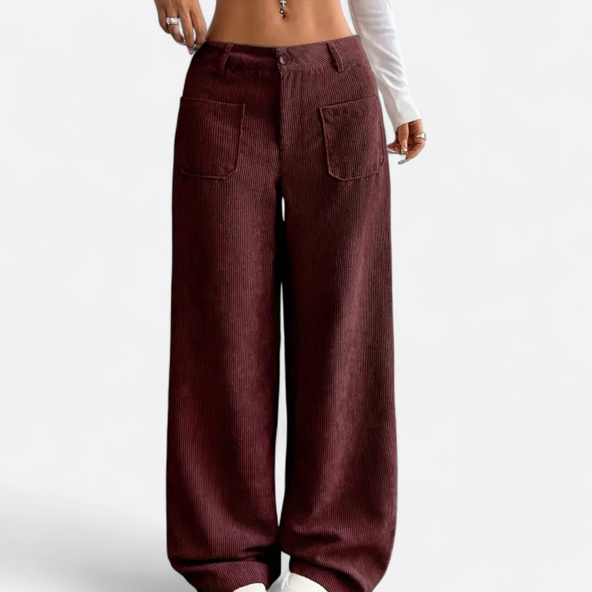 Velqlo | Pantalon en velours côtelé Heritage pour femme